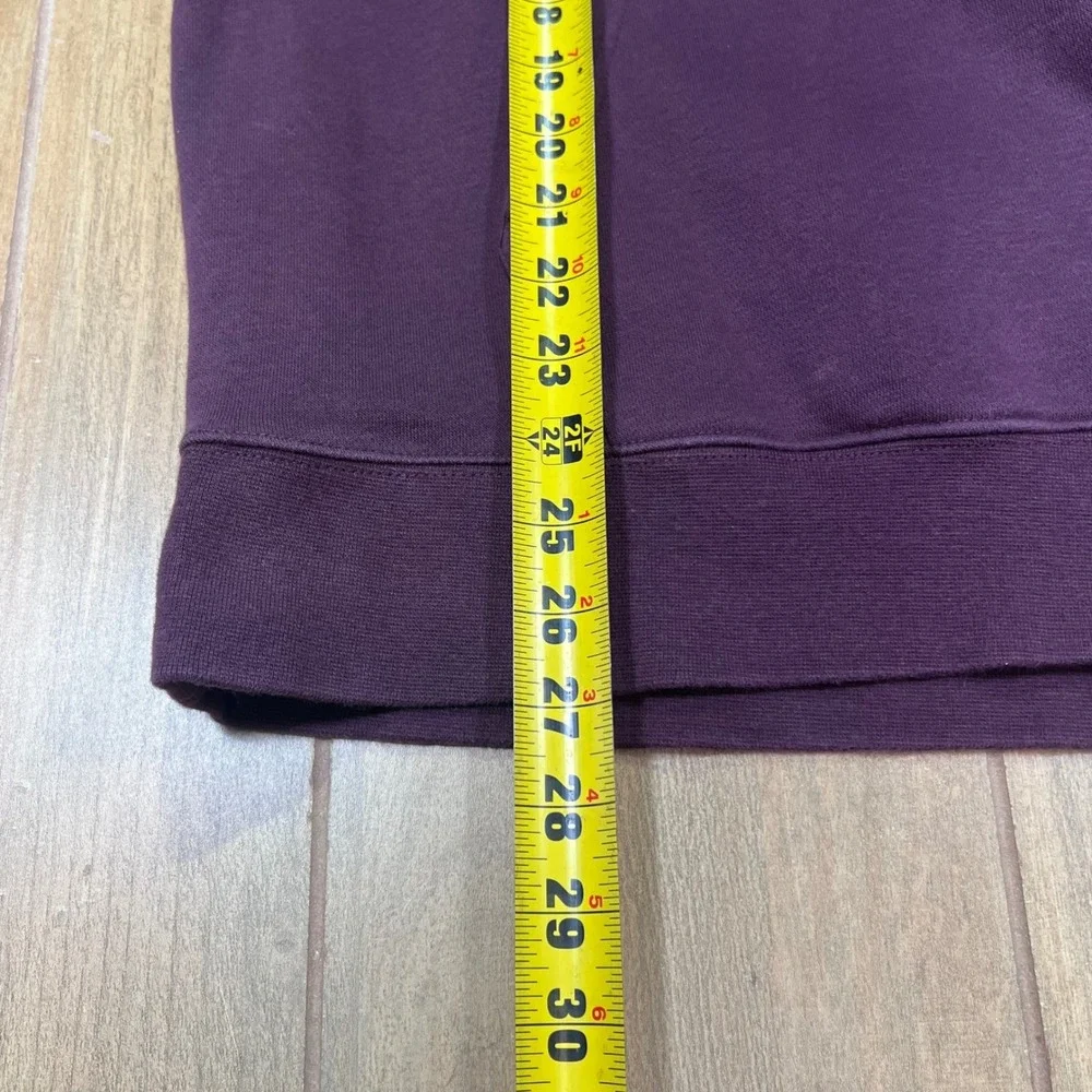 Nike‎ Mens Club Fleece size Lg Quarter Zip Colorblock Pullover Plum Navy retro